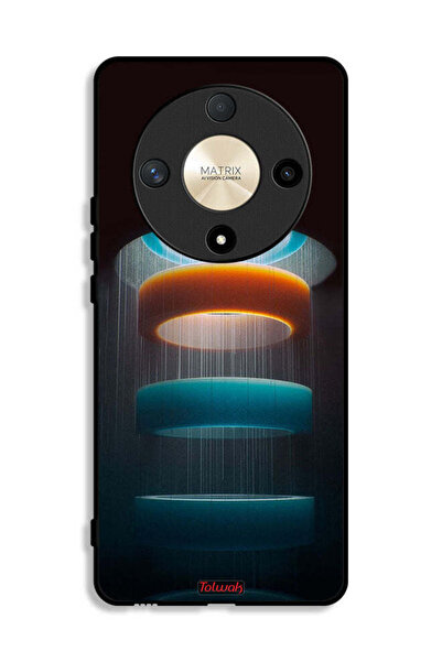 Tolwak Honor X9b Protective Case Cover Rings Art Pattern