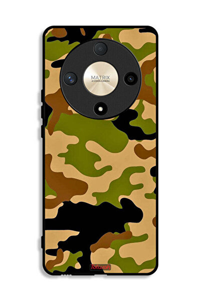 Tolwak Honor X9b Protective Case Cover Camouflage Abstract Digital Pattern