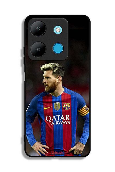 Tolwak Infinix Smart 7 Protective Case Cover Messi Barcelona