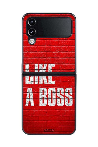 Tolwak Samsung Galaxy Z Flip 4 Protective Case Cover Like A Boss