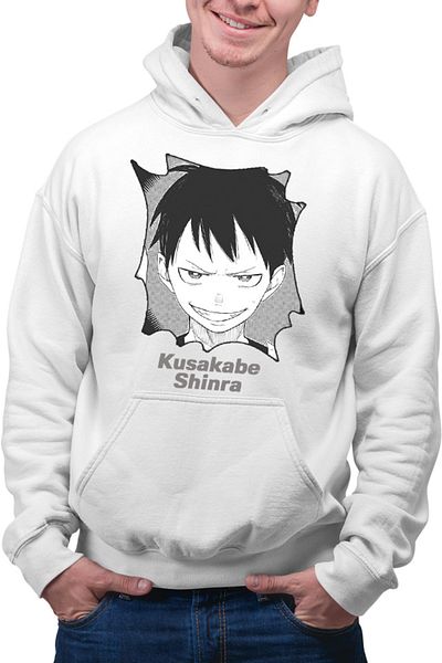 OEM Men's Hoodie Fire Force Kusakabe Shinra Wakanime