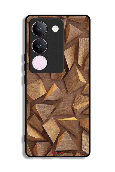Tolwak vivo S17 Protective Case Cover Wood Pieces Art