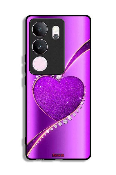 Tolwak vivo V29 Pro Protective Case Cover Glitter Heart