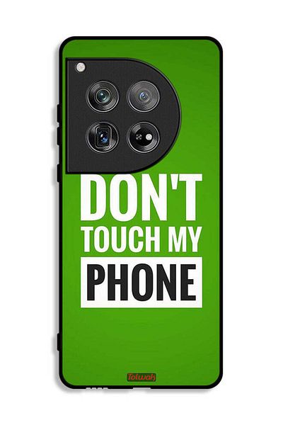 Tolwak OnePlus 12 Protective Case Cover Do Not Touch My Phone