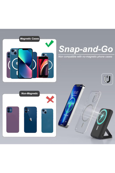 OEM External Battery MagSafe 5000mAh, Black