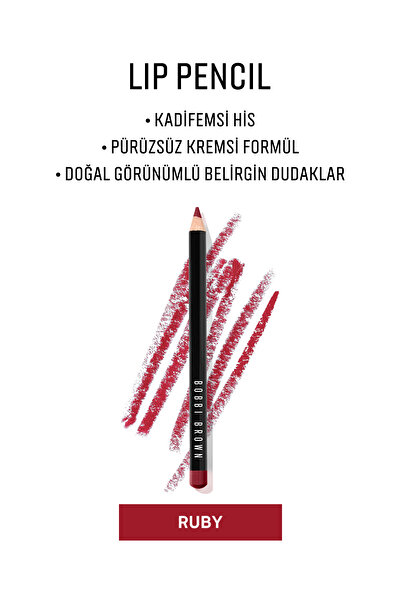 BOBBI BROWN Lip Pencil / Dudak Kalemi - Ruby 716170355641