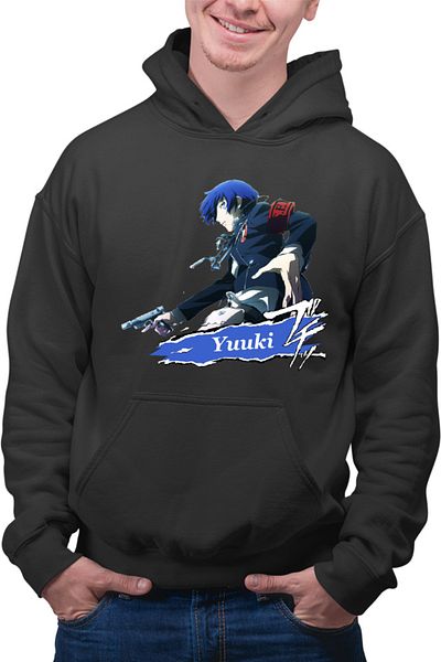 OEM Men's Hoodie Persona Yuuki Makoto Crunchyroll Arm Cool Otaku