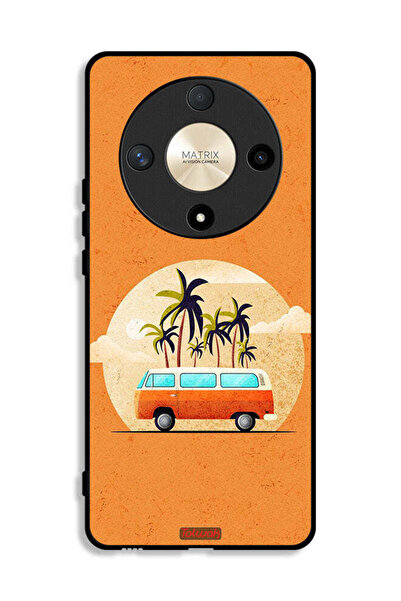 Tolwak Honor X9b Protective Case Cover Bus Art