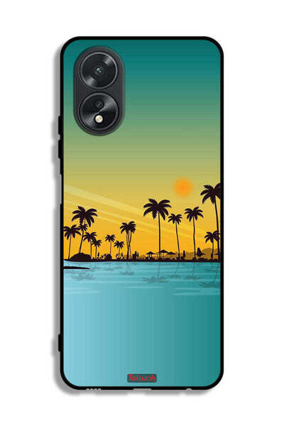 Tolwak غطاء حماية لهاتف Oppo A38 - منظر فني تجريدي