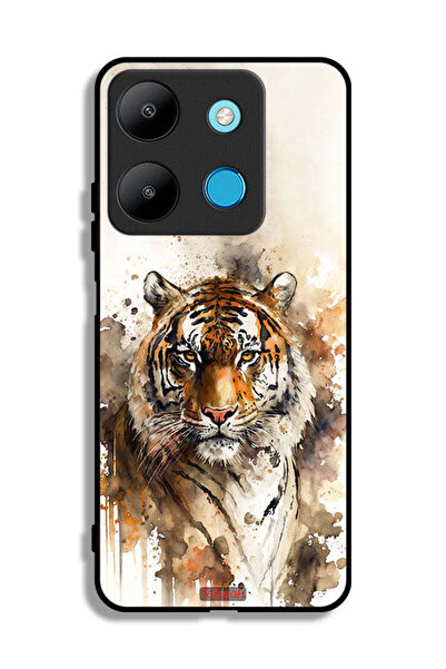 Tolwak غطاء حماية لهاتف إنفينيكس سمارت 7 بنقشة الفهد التجريدي