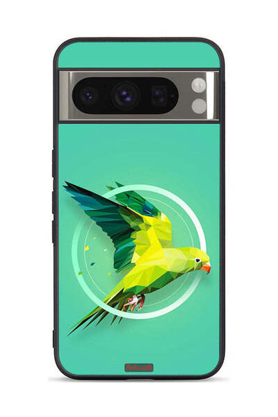 Tolwak غطاء حماية لجهاز Google Pixel 8 Pro بتصميم فن تجريدي ببغاء