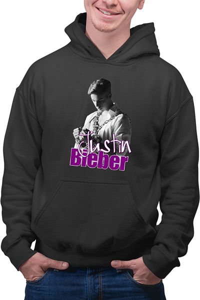 OEM Men's Hoodie Justin Bieber Singer Chain Bonds Capture