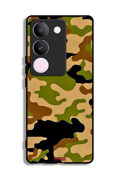 Tolwak vivo V29 Protective Case Cover Camouflage Abstract Digital Pattern