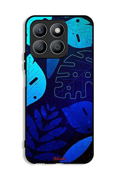 Tolwak غطاء حماية لهاتف Honor X8b بنقشة أوراق الشجر