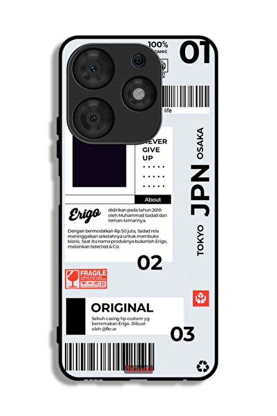 Tolwak غطاء حماية لهاتف تكنو سبارك 10 برو - ملصق ياباني