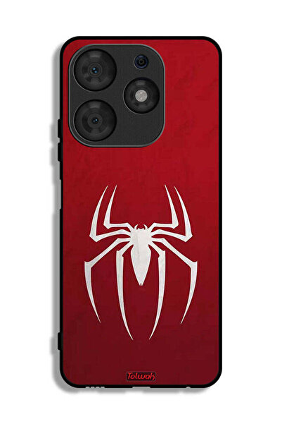 Tolwak غطاء حماية لجهاز تكنو سبارك 10 برو بتصميم سبايدر أيقون