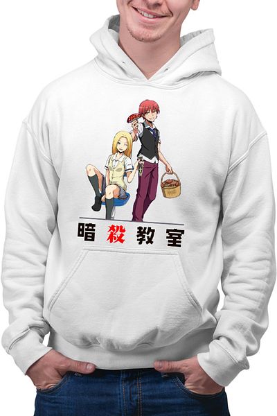 OEM Assassination Classroom Rio Karma Student Men's Hoodie