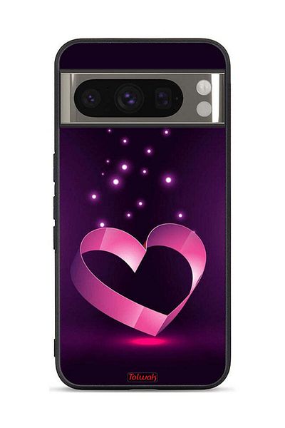 Tolwak Google Pixel 8 Pro Protective Case Cover Heart Art