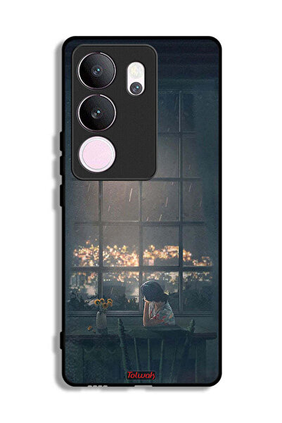 Tolwak غطاء حماية لهاتف Vivo V29 Pro مع صورة قمرية