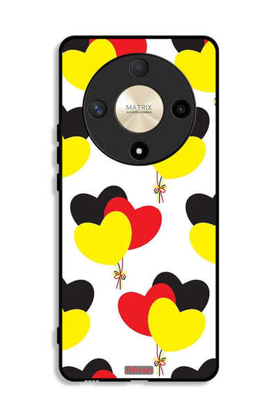 Tolwak Honor X9b Protective Case Cover Three Hearts Bunch