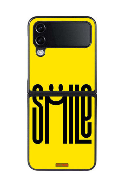 Tolwak غطاء حماية لهاتف سامسونج جالاكسي زد فليب 4 برسومات ابتسامة