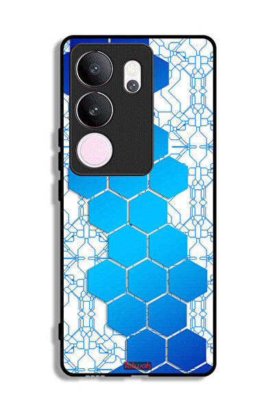 Tolwak غطاء حماية لهاتف فيفو V29 برو بأيقونات سداسية الشكل على شكل خلية نحل