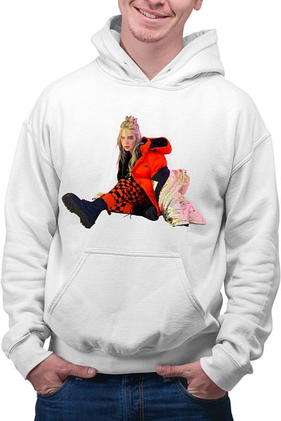 OEM Men's Hoodie Billie Eilish Fashion Album Concert Look Teens