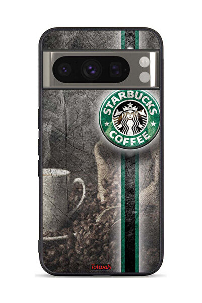 Tolwak Google Pixel 8 Pro Protective Case Cover Coffee Art