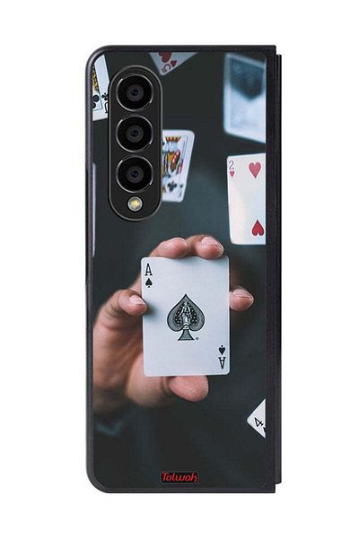 Tolwak Samsung Galaxy Z Fold 4 Protective Case Cover Cards