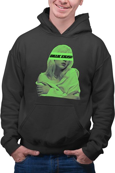 OEM Men's Hoodie Billie Eilish Logo Green Brand Musician