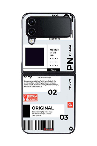 Tolwak غطاء حماية لهاتف Samsung Galaxy Z Flip 4 - ملصق ياباني