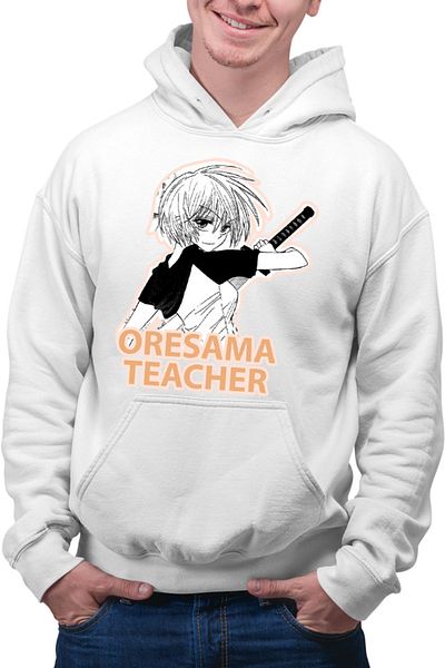 OEM Hanorac Barbati Oresama Teacher Kurosaki Anime Femboy Energic Trouble