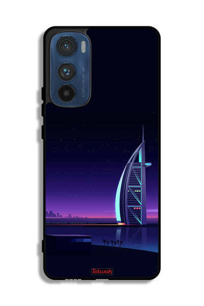 Tolwak غطاء حماية لهاتف موتورولا إيدج 30 - فن برج العرب الرقمي