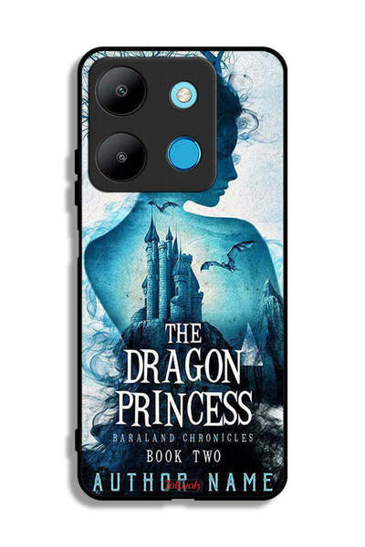 Tolwak غطاء حماية لهاتف Infinix Smart 7 بتصميم أميرة التنين