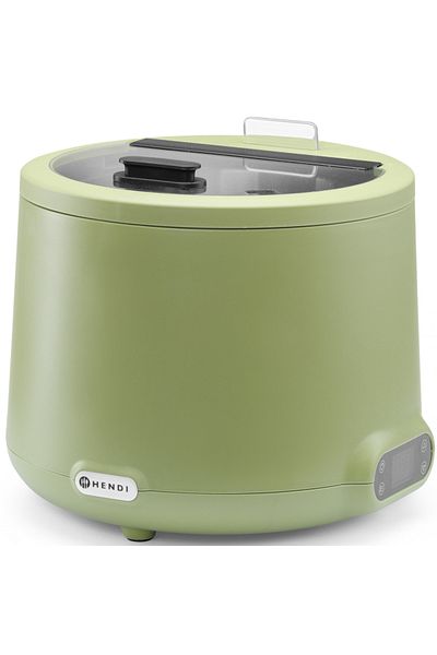 HENDI Kociołek termos elektryczny do zupy 35-85 C 8 l 500 W - zielony