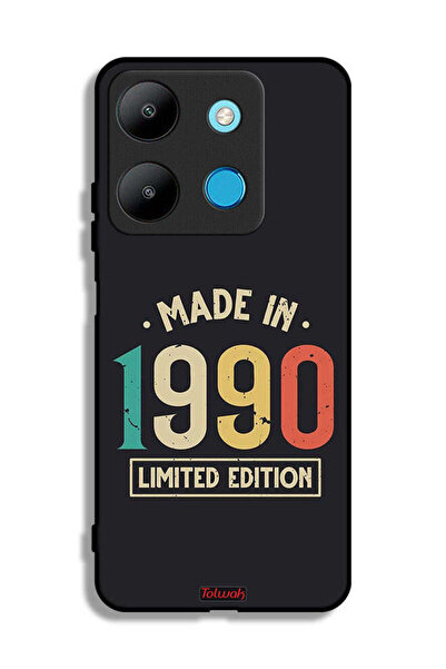 Tolwak غطاء حماية لهاتف Infinix Smart 7، إصدار محدود، صنع عام 1990