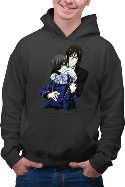OEM Hanorac Barbati Black Butler Ciel Sebastian Shounen Mystery