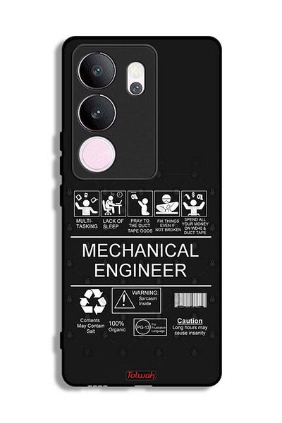 Tolwak vivo V29 Pro Protective Case Cover Mechanical Engineer Sticker