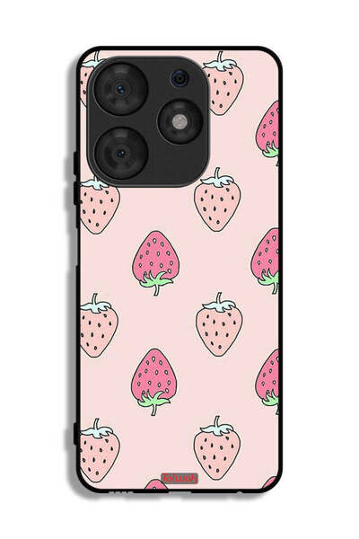 Tolwak Tecno Spark 10 Pro Protective Case Cover Strawberry Icon