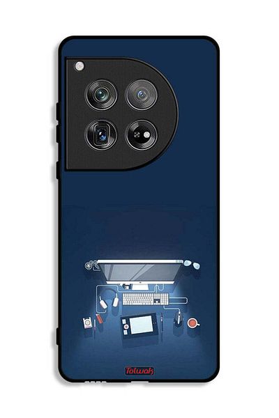 Tolwak OnePlus 12 Protective Case Cover Computer Desk Art