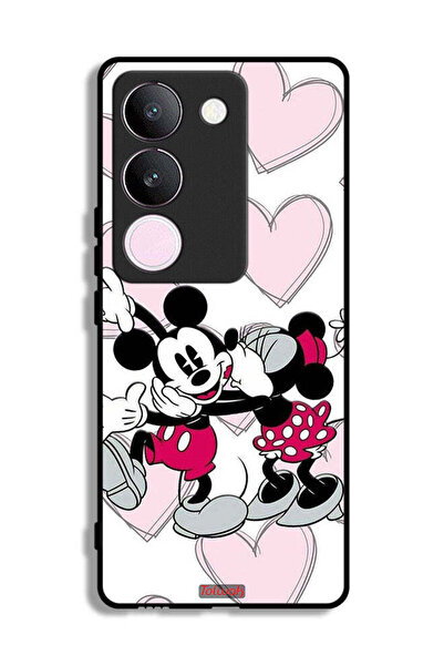 Tolwak غطاء حماية لهاتف فيفو S17 بتصميم عناق ميكي ماوس