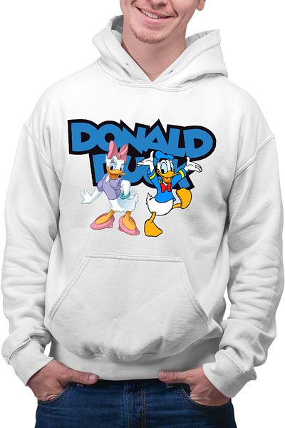 OEM Men's Hoodie Donald Duck Daisy Lovers Family American