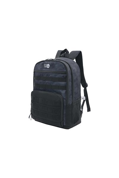 FULL STOP Solid School Backpack with Adjustable Shoulder Straps - 12x21 cms