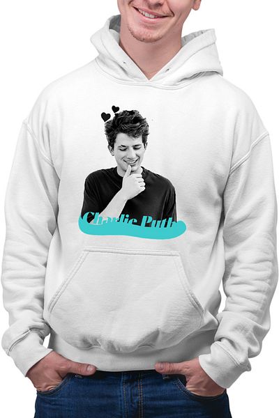OEM Hanorac Barbati Charlie Puth Lovers Hearts Sky Cool Singer
