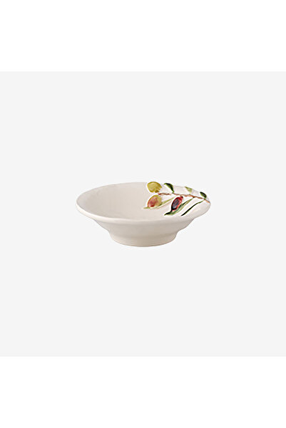 Bordallo Pinheiro Olival White Ceramic Serving Bowl 12.5 cm
