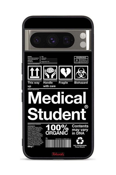 Tolwak Google Pixel 8 Pro Protective Case Cover Medical Student Sticker