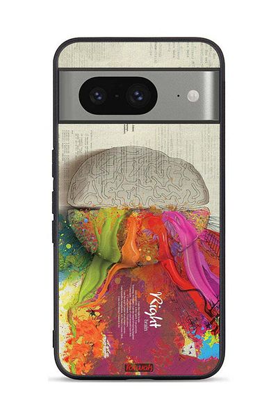 Tolwak Google Pixel 8 Protective Case Cover Abstract Brain Science Artwork
