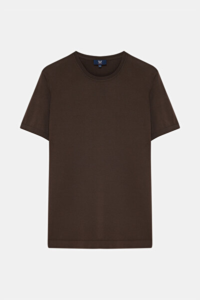 W Collection Coffee Crew Neck T-Shirt