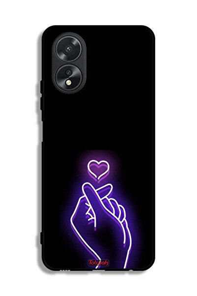 Tolwak غطاء حماية لهاتف Oppo A38 - قلب صغير قابل للطي