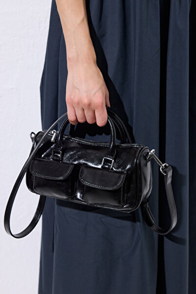 Manuka Lenora Pocket Bag Black Truffle